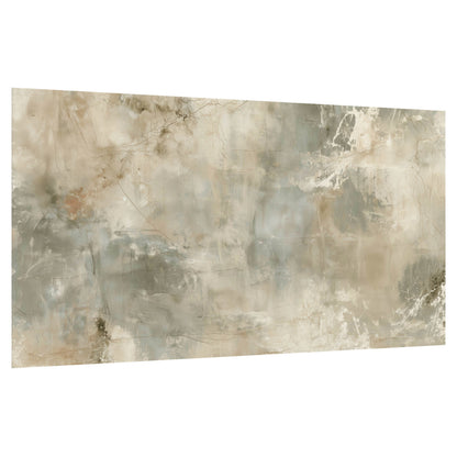 Neutral marble abstract painting poster print on a white background