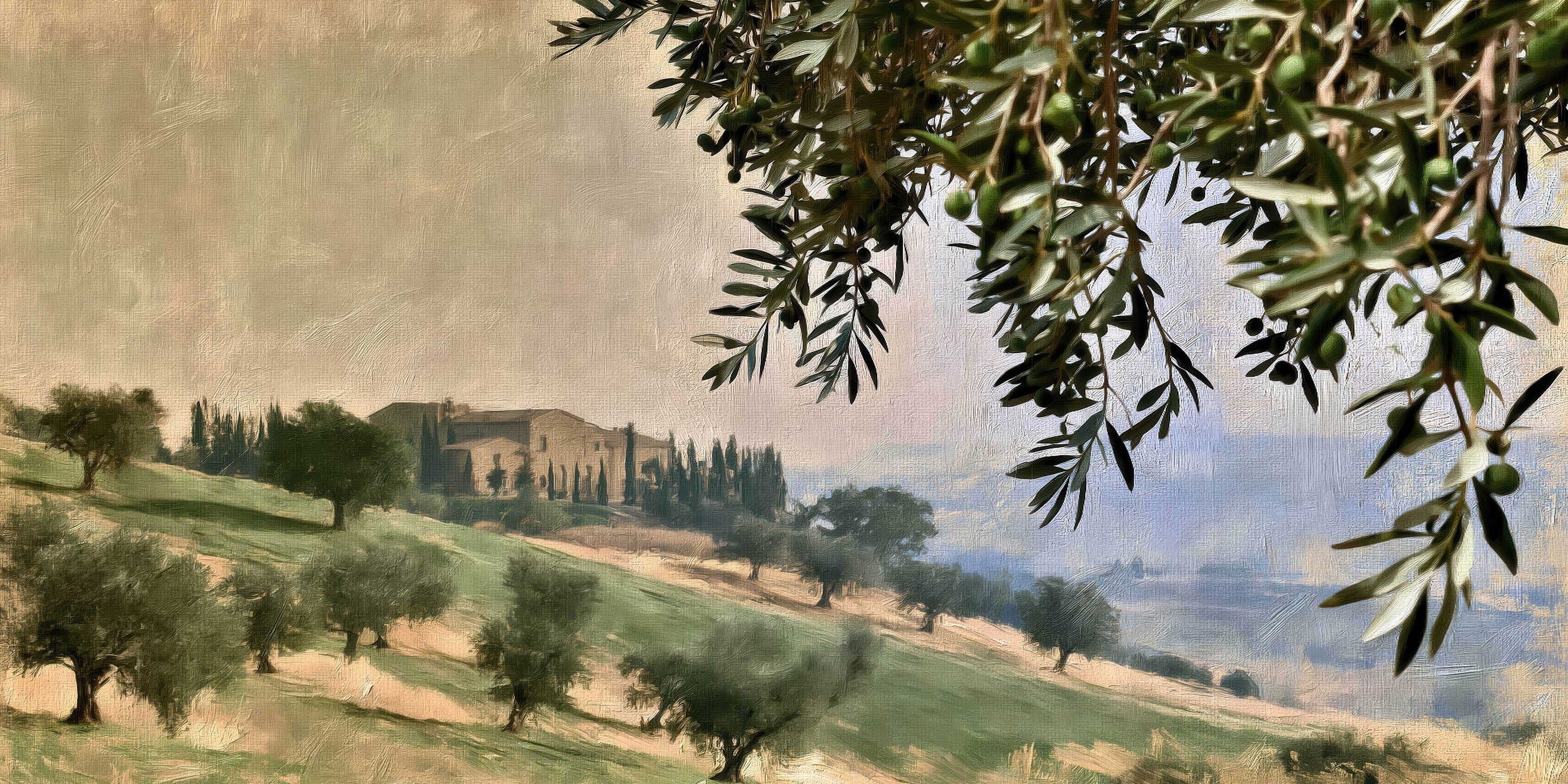 Rustic Countryside artwork detail