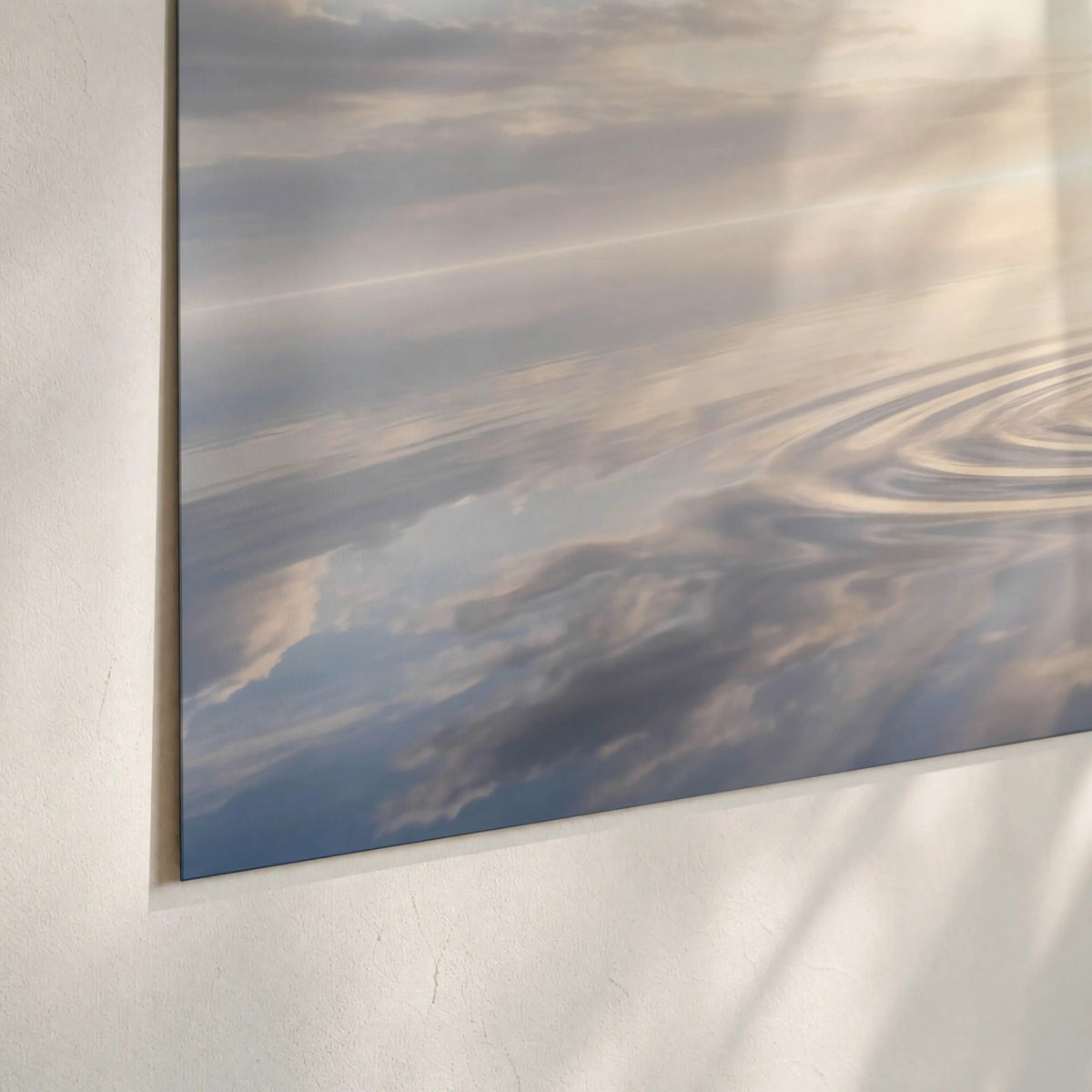 Jesus walking on water painting poster print close-up on matte paper