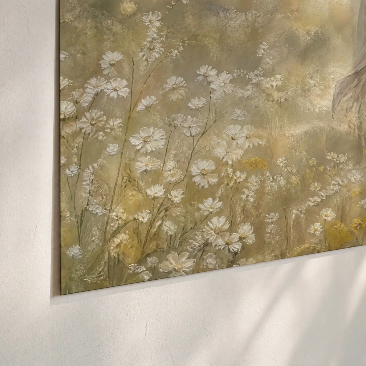 Jesus and the lamb painting poster print close-up on matte paper