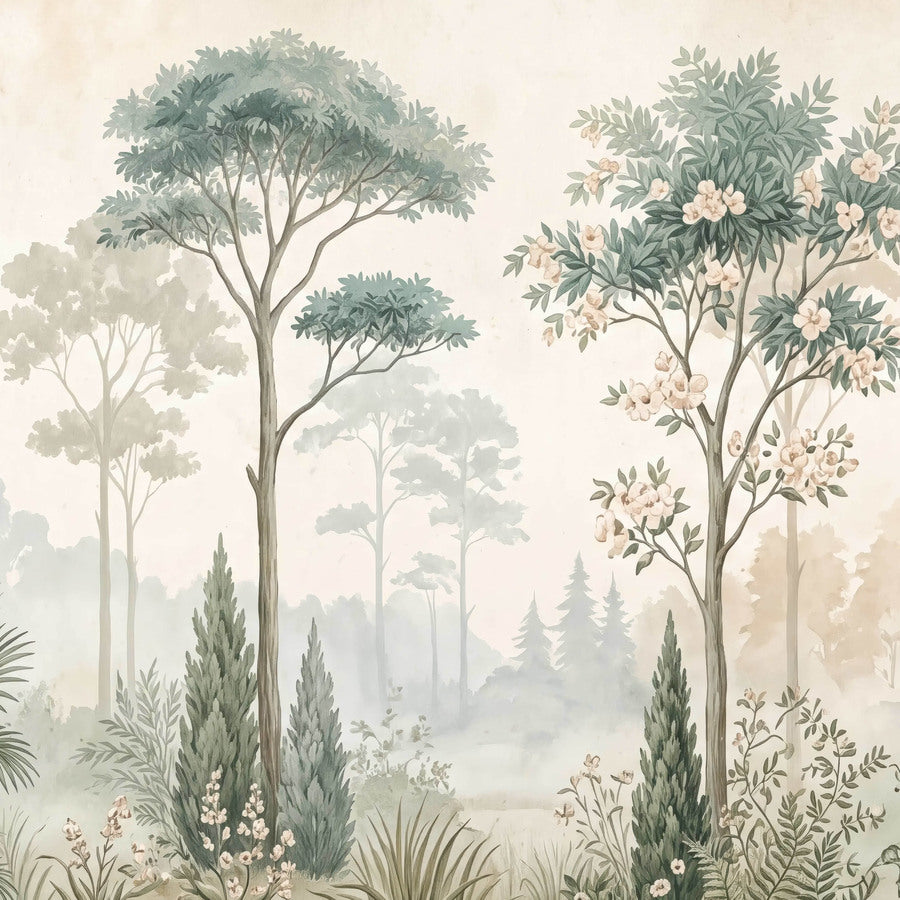 Green artwork detail