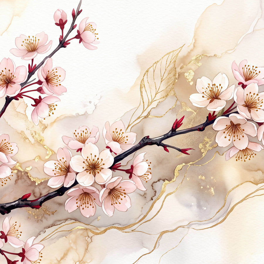 Watercolor artwork detail